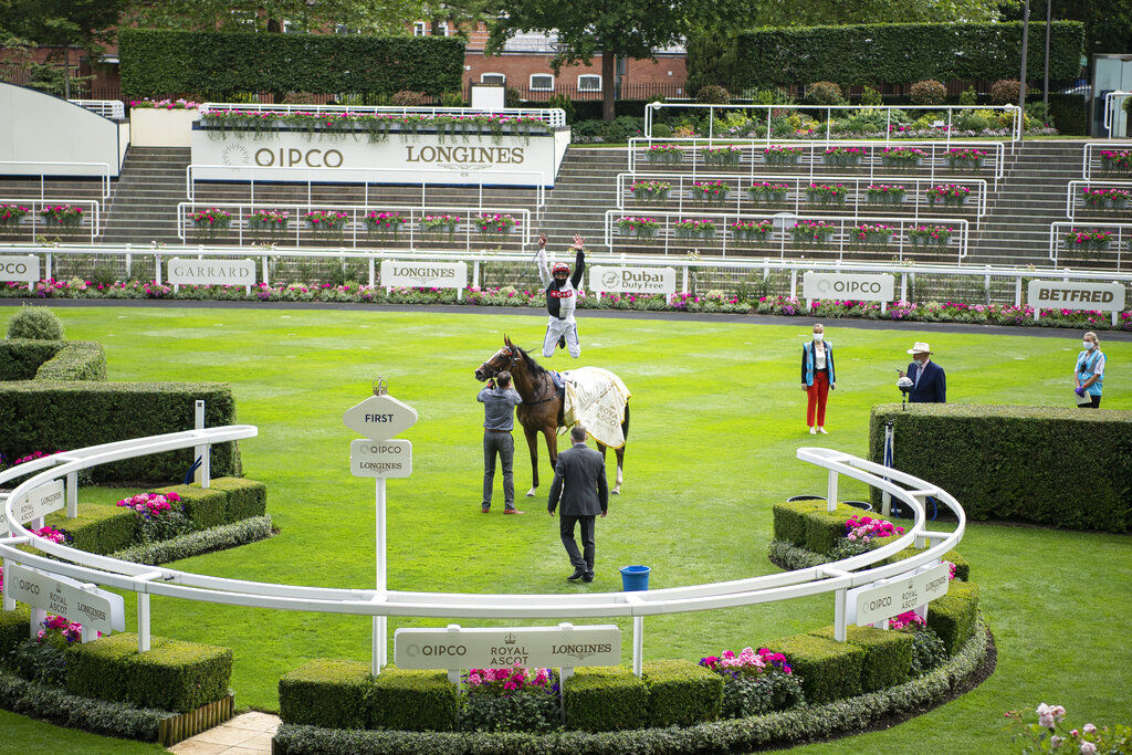 APTOPIX Virus Outbreak Britain Royal Ascot